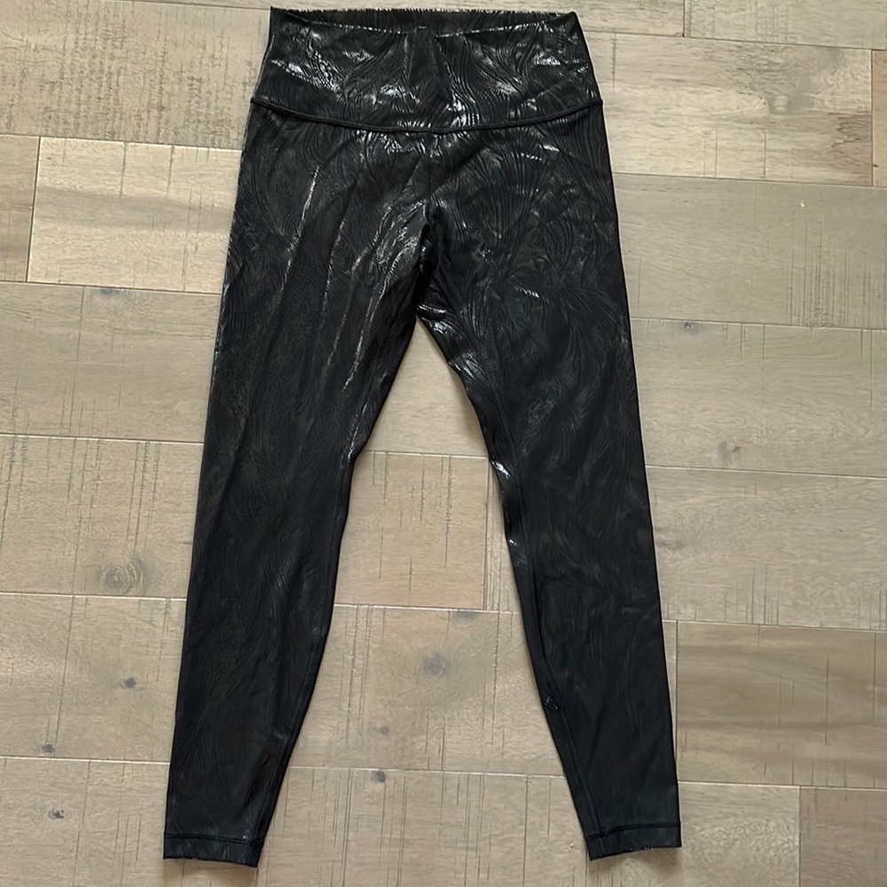 Lululemon wunder train high rise foil legging